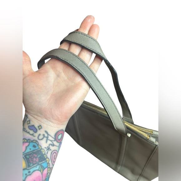 Kate Spade saffiano Loden Newbury Lane Tote Shoulder Bag LIGHT GRAY (30000 - Picture 3 of 7